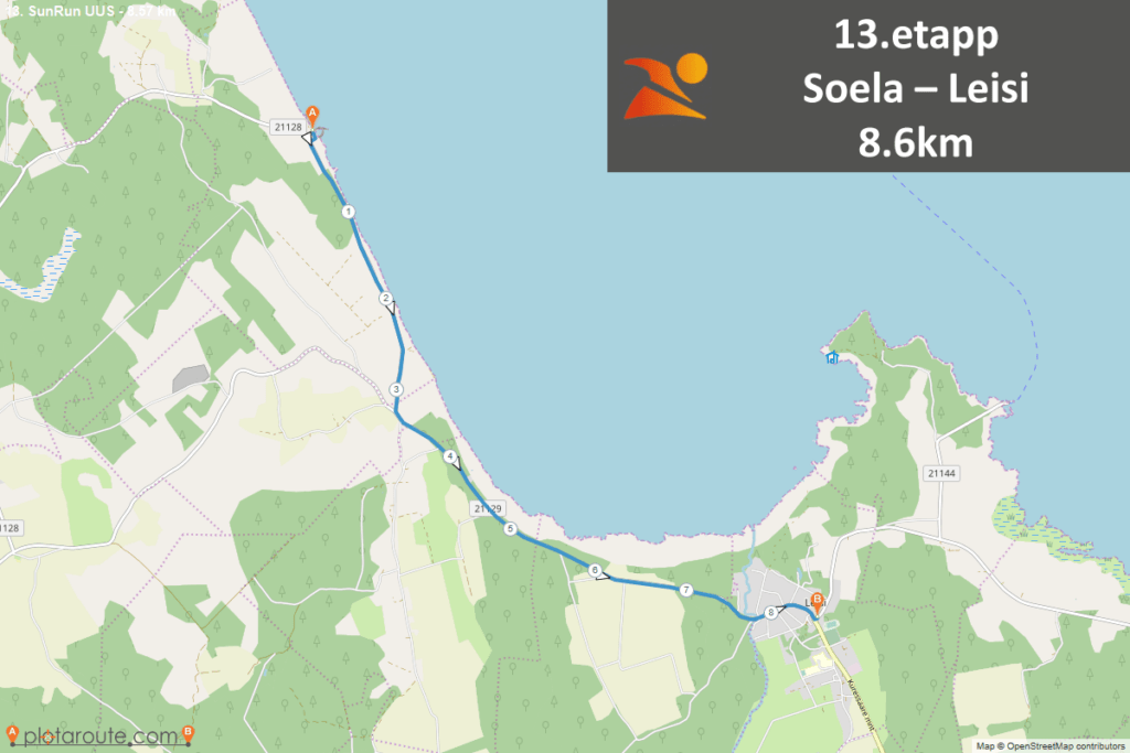 13. Soela – Leisi 8.6km