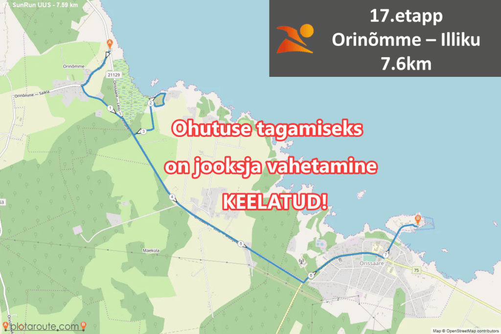 17. Orinõmme – Illiku 7.6km