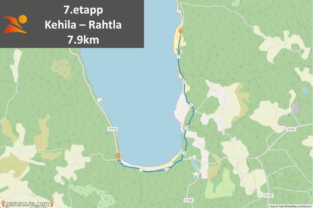7. Kehila – Rahtla 7.9km
